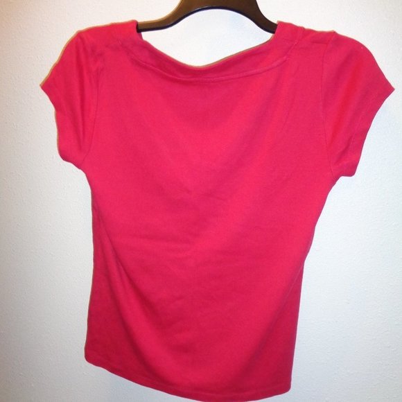 JOE Fresh Women's V-Neck Pink Top Size Large - Picture 9 of 9
